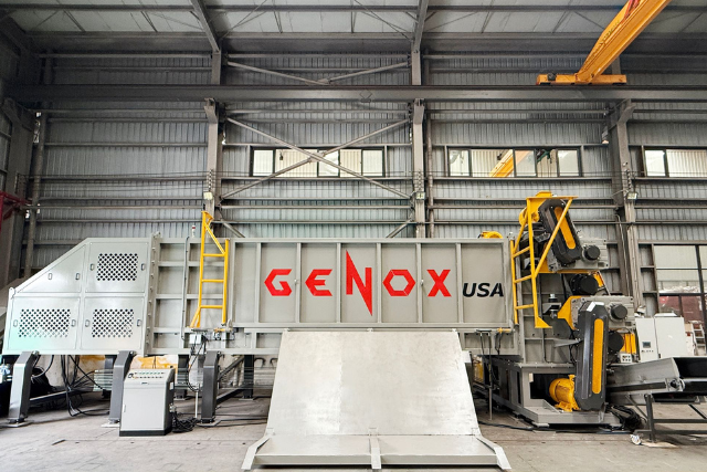 隽诺环保J2000丨产能全球领先的管材撕碎机引领回收行业热潮